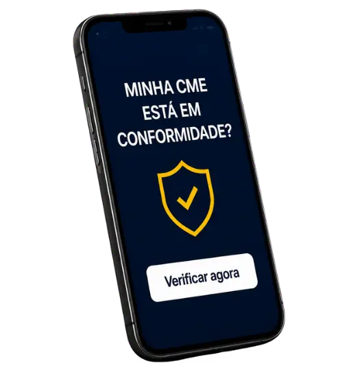 Aplicativo Minha CME está em conformidade